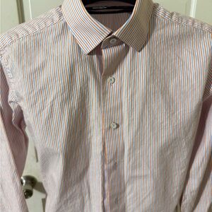 Lorenzo Uomo Multicolor Striped Button-Down Shirt
